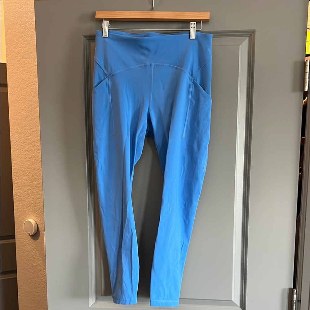Lululemon Blue High-Waisted Leggings